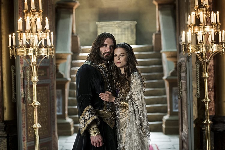 Morgane Polanski as Princess Gisla and Clive Standen as Rollo