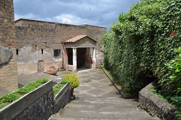 Entrance to Villa San Marco in Stabiae