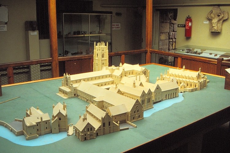 Model of Fountains Abbey