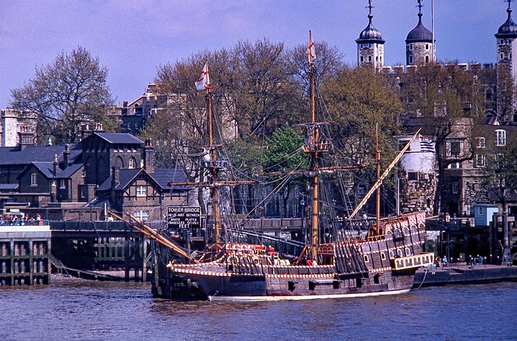 A Replica of the Golden Hind