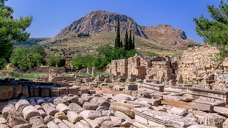 Agora and Acropolis of Corinth