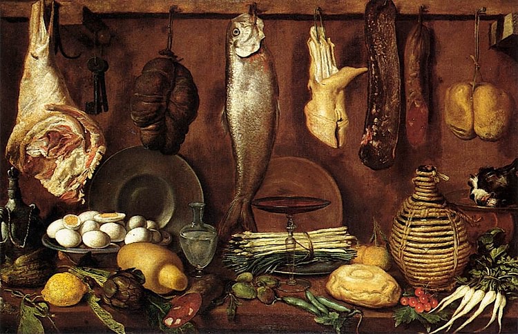 16th Century CE Kitchen Still-life
