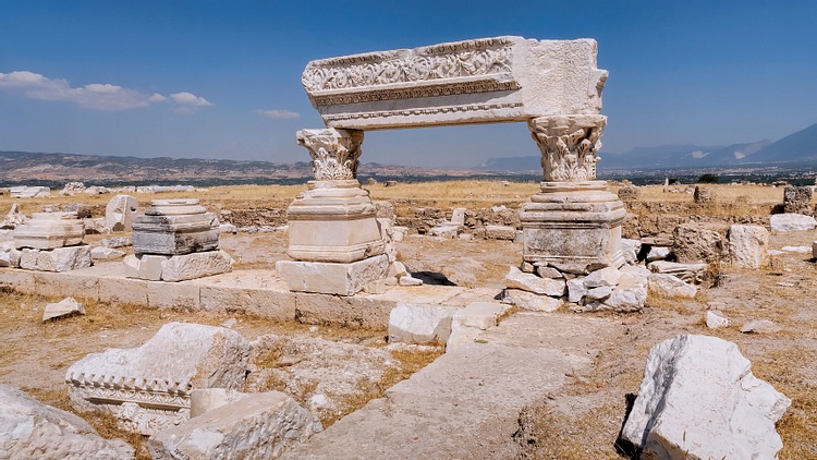 Remains of Ancient Monument in Laodicea