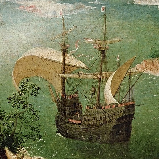 A Carrack Ship by Bruegel