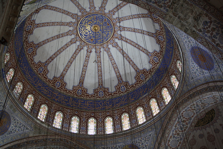 Interior Dome, Blue Mosque, Istanbul