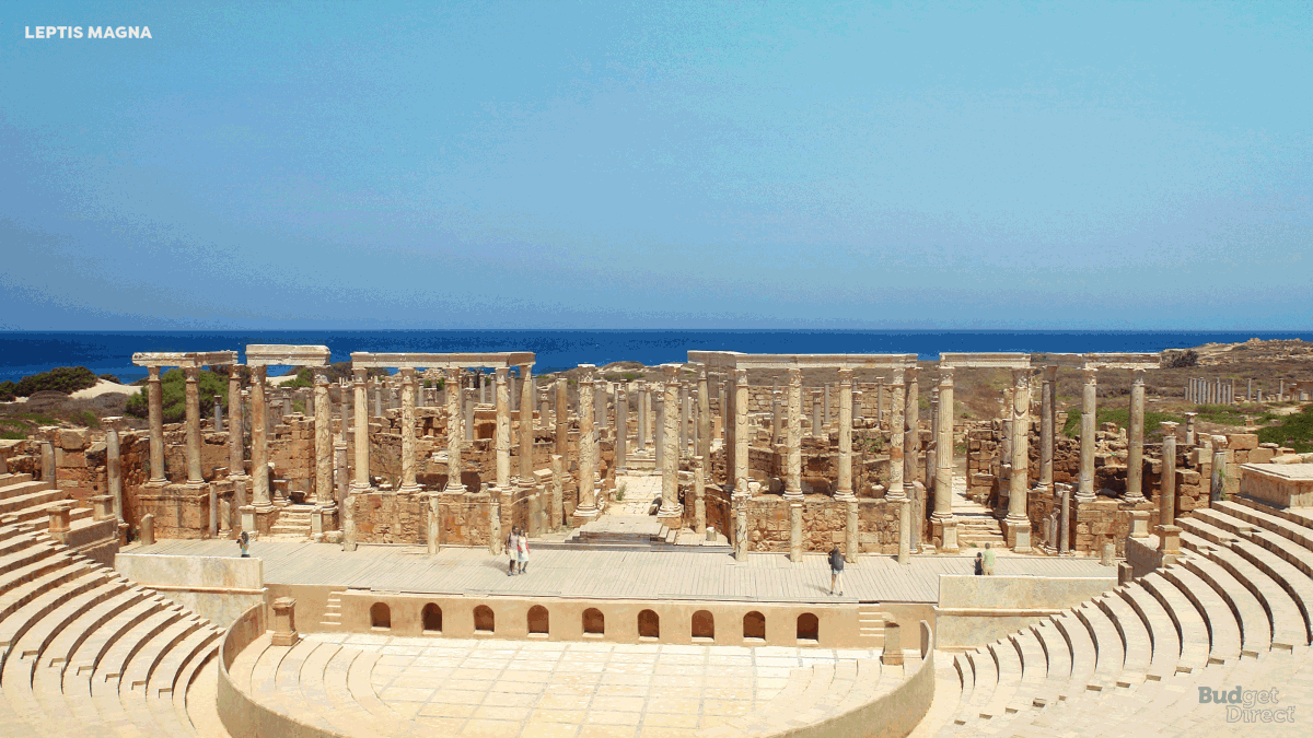 Theatre in Leptis Magna, Reconstructed