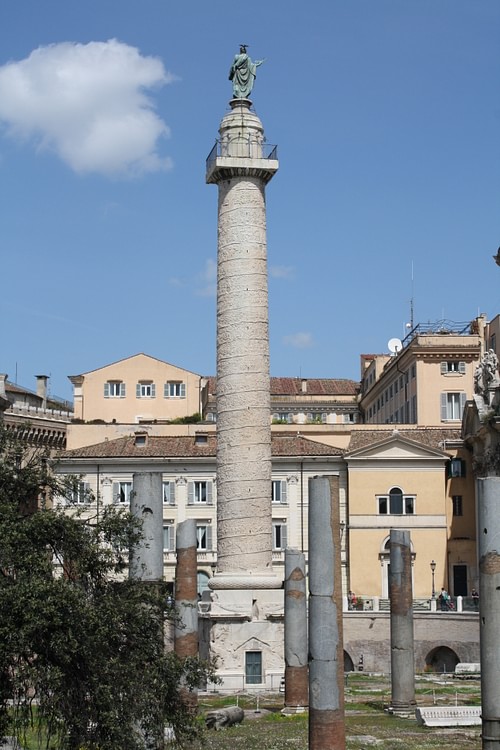 Column Rome Trajan's Column (Illustration) - World History Encyclopedia