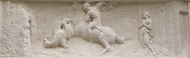 Saint George & the Dragon by Donatello