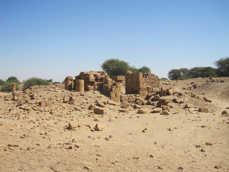 Original Site Of The Meroe Head