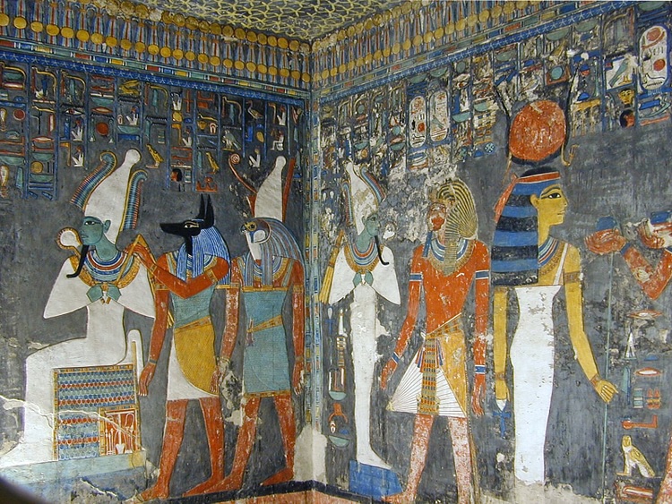Wall Painting from the Tomb of Horemheb