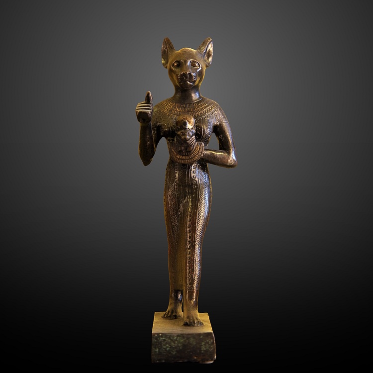 Late Period Statuette of Bastet