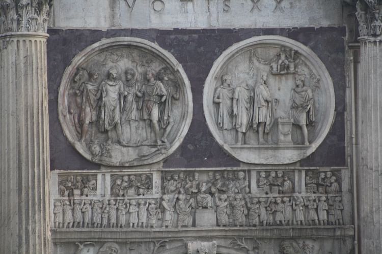 Detail, Arch of Constantine I