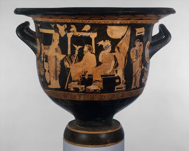 Krater with Europa Pleading for the Life of Sarpedon