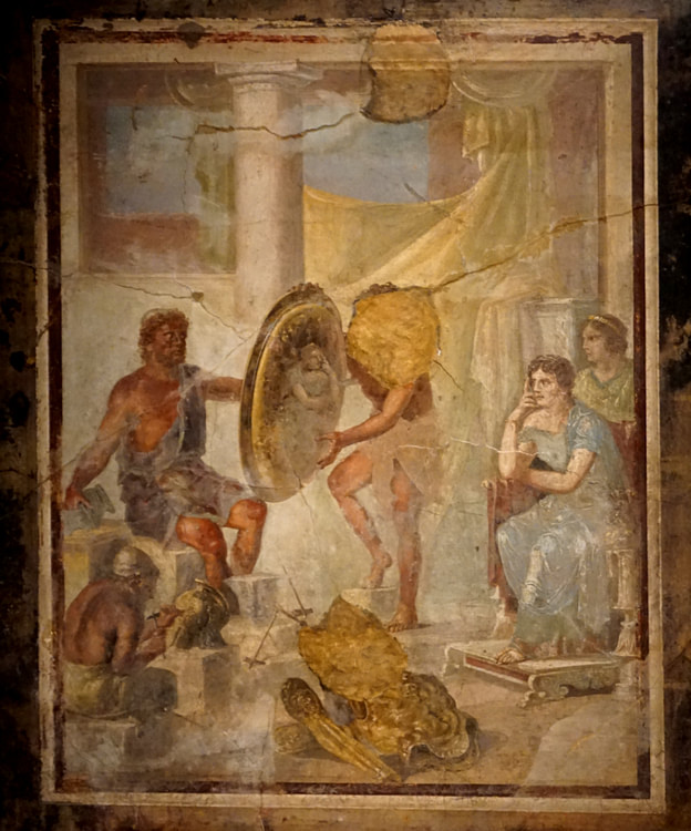 Hephaestus Offers Thetis the Armor of Achilles