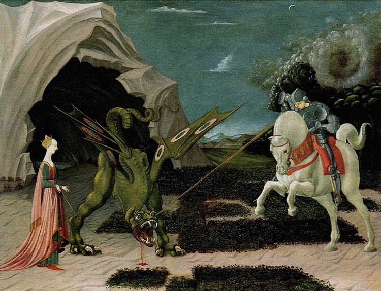 St. George & the Dragon by Uccello