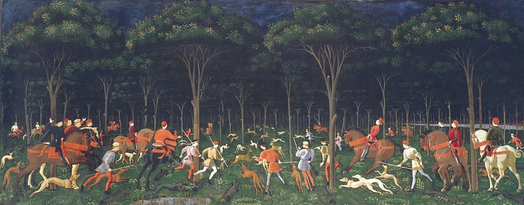 The Hunt by Uccello