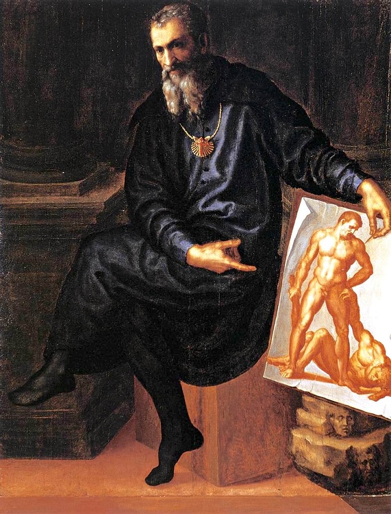 Self-portrait by Baccio Bandinelli