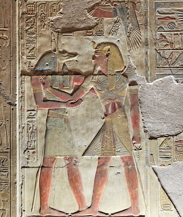 Wepwawet & Seti I, Abydos