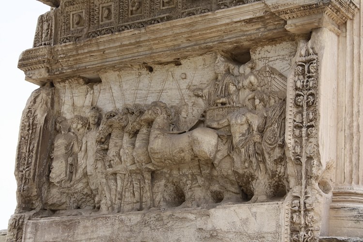 Chariot Panel, Arch of Titus