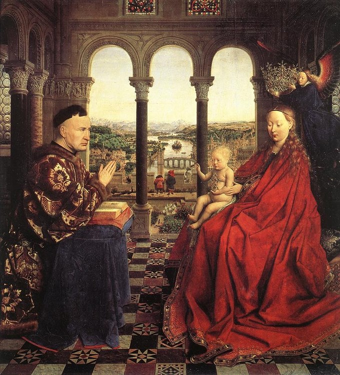 The Virgin of Chancellor Rolin by Jan van Eyck