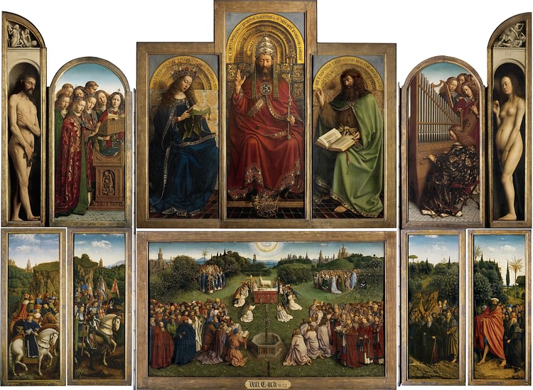 The Ghent Altarpiece by Jan van Eyck