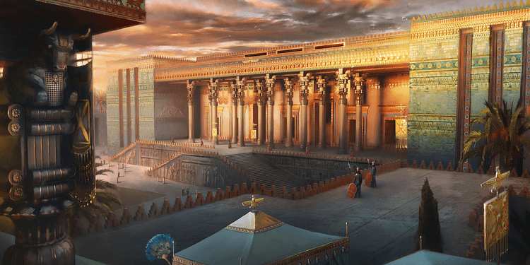 Reconstruction of the Apadana