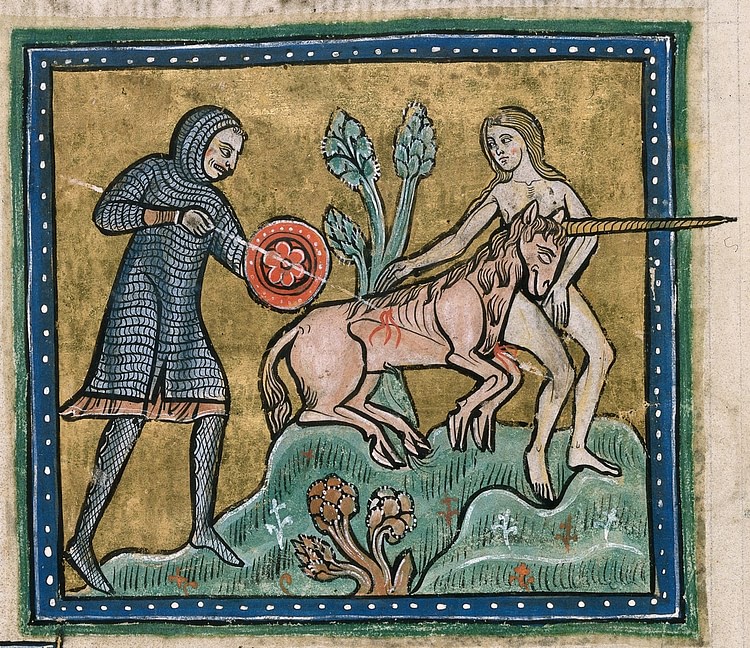 Unicorn from the Rochester Bestiary