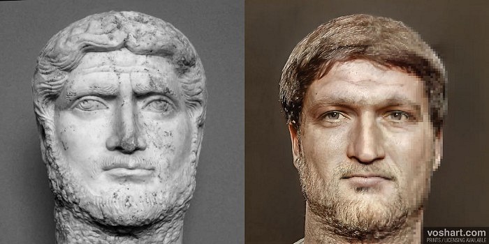 Gallienus (Facial Reconstruction) (Illustration) - World History ...