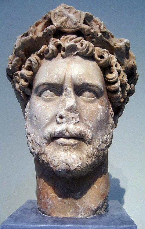 Portrait of Hadrian found in Athens