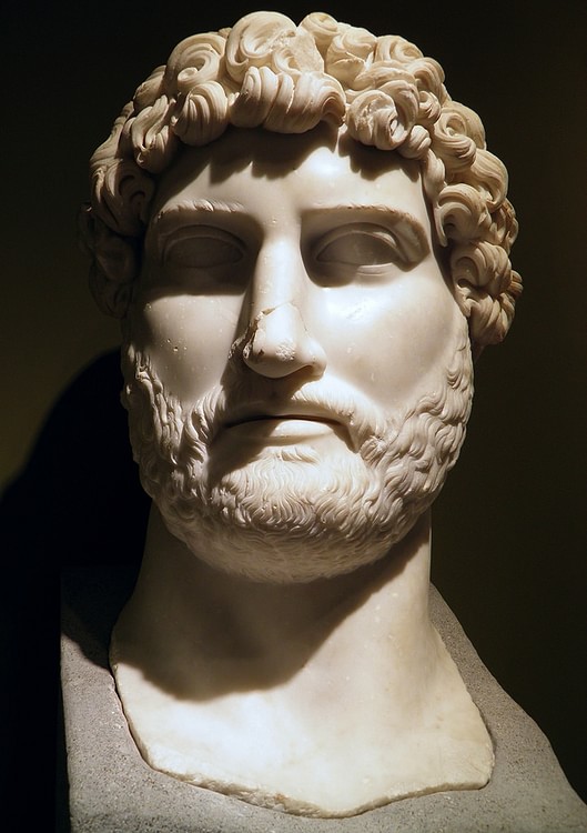 Colossal Marble Head of Hadrian from Sagalassos