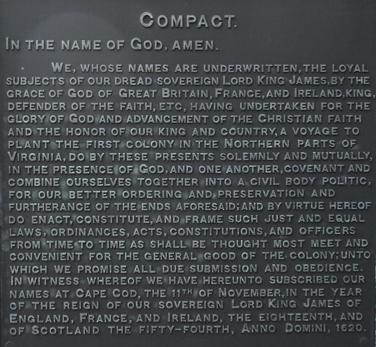 Mayflower Compact, Pilgrim Monument
