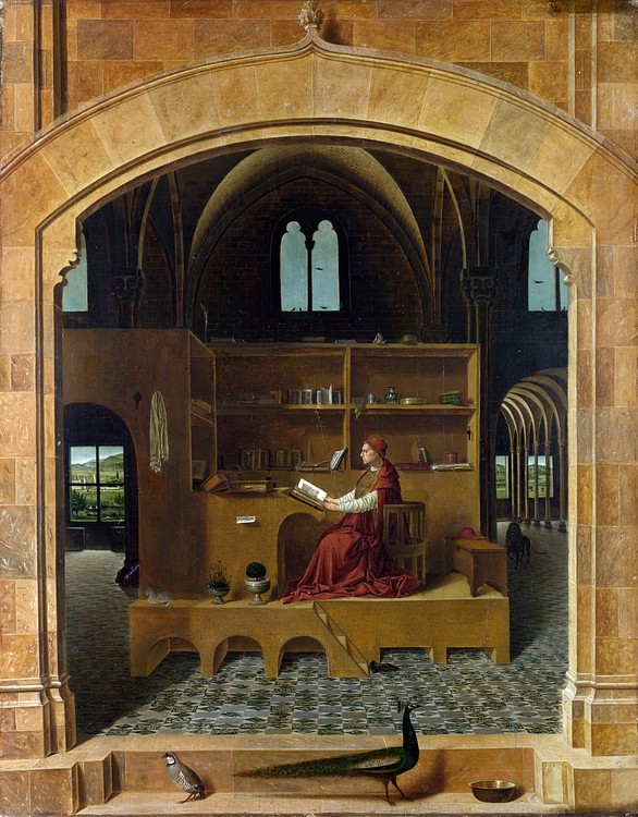 Saint Jerome in his Study by Antonello da Messina