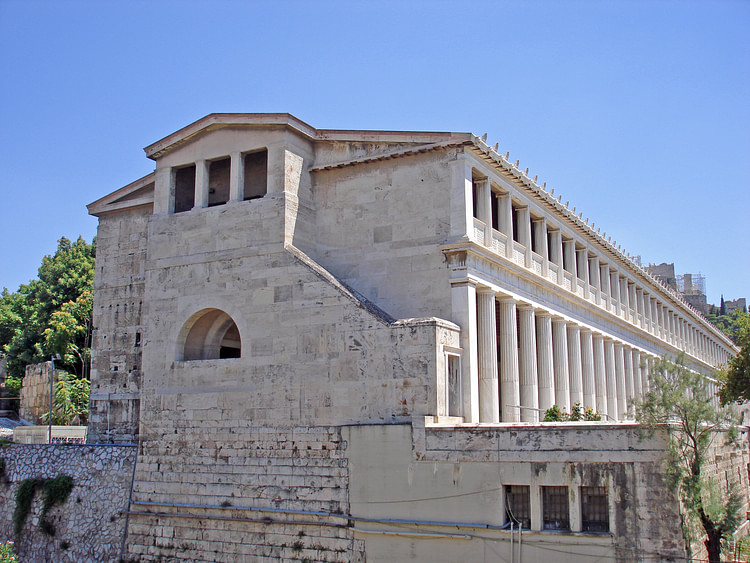 Stoa Of Attalos Athens Illustration World History Encyclopedia Stoa Of Attalos Athens Illustration World History Encyclopedia