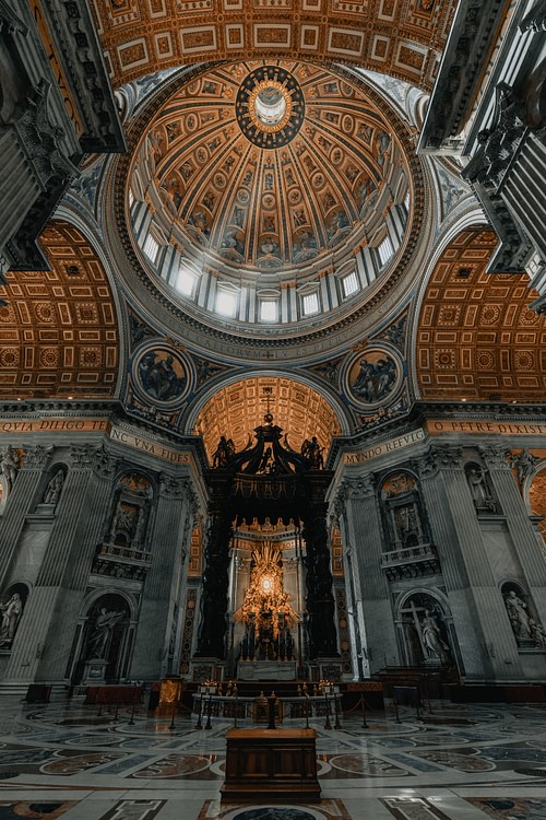 Ceiling of Saint Peter's Basilica, Rome