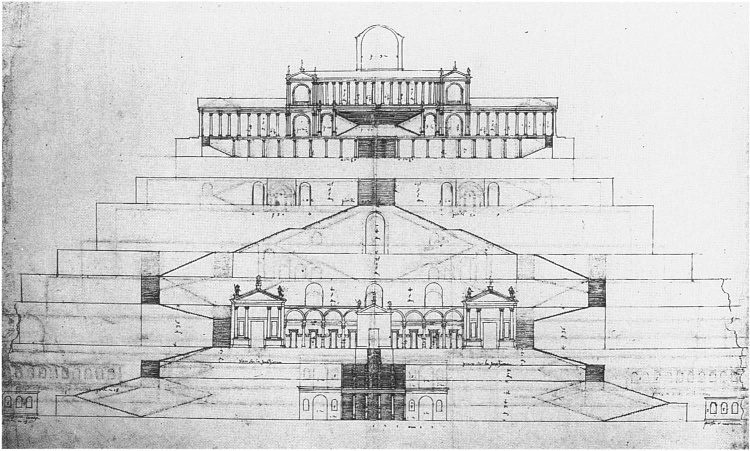 Temple of Fortuna Primigenia by Andrea Palladio