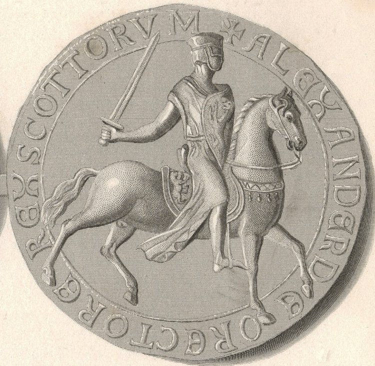 Reverse Side, Seal of Alexander II of Scotland