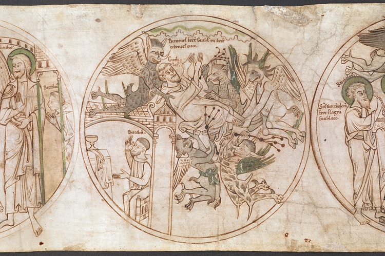 Saint Guthlac Tormented by Demons
