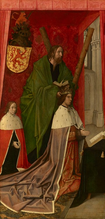 James III of Scotland with St. Andrew