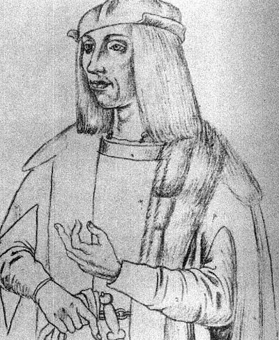 Sketch Portrait of James IV of Scotland