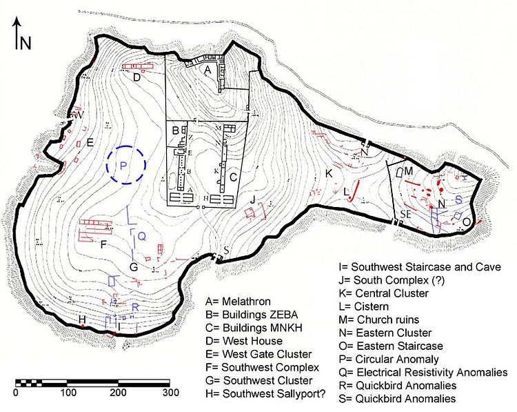 Recently Revealed Structures at the Citadel of Gla