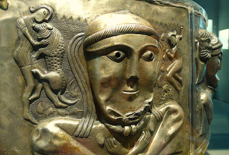 Female Deity, Gundestrup Cauldron