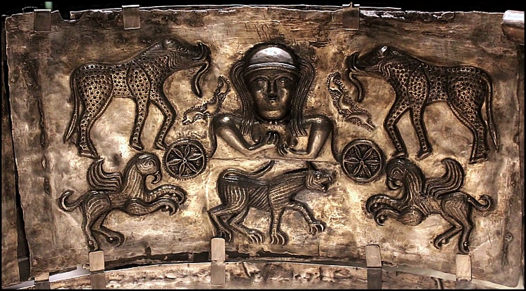 Female Goddess, Gundestrup Cauldron