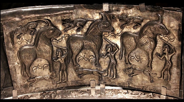 Bull Panel, Gundestrup Cauldron