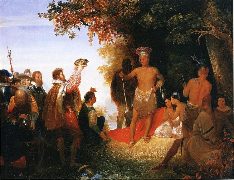The Coronation of Powhatan