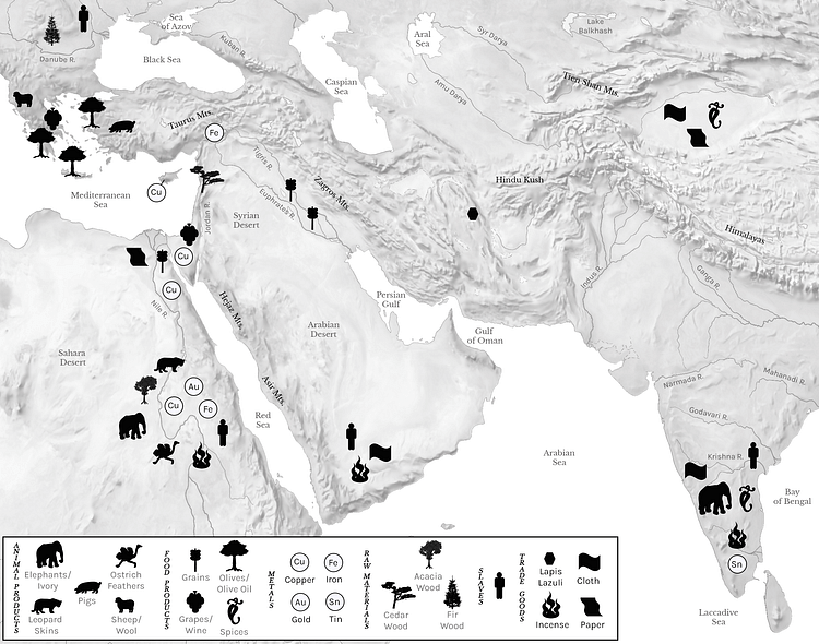 Resource Map of the Ancient Middle East