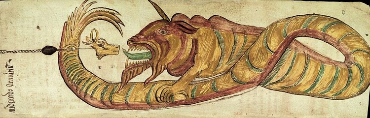 Jörmungandr in the Edda Oblongata