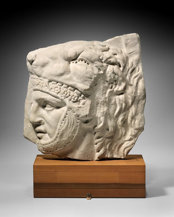 Relief with Roman Signifer