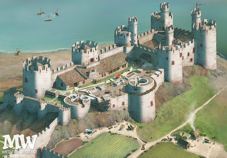 Construction of Conway Castle