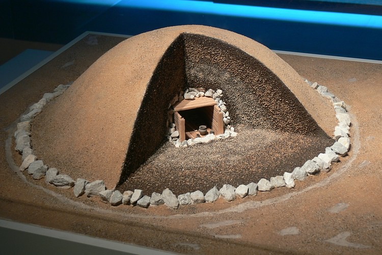 Celtic Burial Mound Reconstruction, Hallstatt