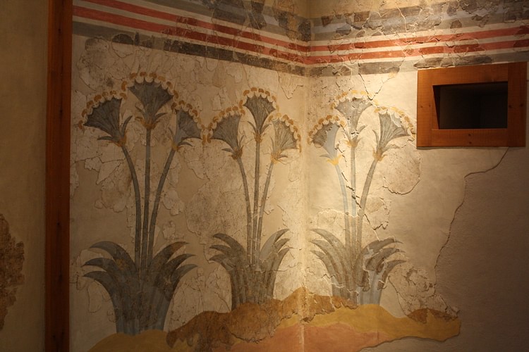 Papyrus Fresco, Akrotiri